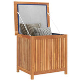 Garden Storage Box 60x50x58 cm Solid Teak Wood 315379