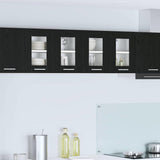 Hanging Cabinet Black Oak 60 x 31 x 40 cm Engineered Wood 884212