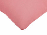 Cushion with Pillow HEERLEN 2 pcs Pink Fabric 927698