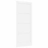 Interior Door White 83 x 202 cm Plywood 42047155