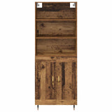 Highboard Old Wood 69.5 x 34 x 180 cm Engineered Wood 3415729