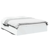 Bed Frame without Mattress White 150x200 cm 3281007