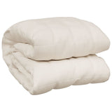 Weighted Blanket Light Cream 155x220 cm 7 kg Fabric 350758