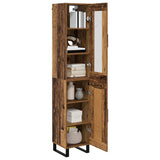 Highboard Old Wood 34.5 x 34 x 180 cm Engineered Wood 3415756