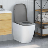 Toilet Seat Grey 47.5 x 35 x 3.6 cm Duroplast 42002359