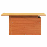 Garden Table Wax Brown 100x50x75 cm Solid Wood Pine 844910