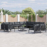 Garden Sofa Set Anthracite Steel 3379031