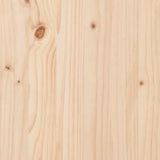 Bed Frame without Mattress 200x200 cm Solid Wood 820656
