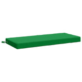 2-Piece Bench Cushions SOEST 2 pcs 100% Polyester Green 950165
