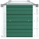 47053 Garden Raised Bed Galvanised Steel 320x40x45 cm Green