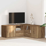 Corner Cabinet Artisian Oak 200x40x45 cm Engineered Wood 3307836