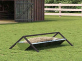 Livestock Feeding Trough Silver 111 x 76 x 38 cm 874662