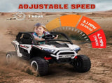 2 Seater 24V 7AH Ride on Truck, Battery Powered Electric Ride On Car w/ Remote, Suspension, 3 T3398P422384