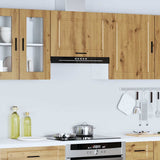 Kitchen Wall Cabinet Porto Artisan Oak Engineered Wood 854086
