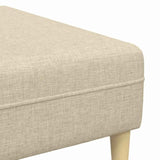 Sofa Set 3 pcs Cream Fabric 3335118