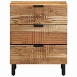 Bedside Cabinet Brown 50 x 33 x 62 cm Solid Acacia wood 4017765