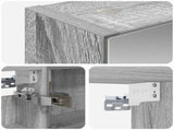 Bathroom Mirror Cabinet Grey Sonoma 40 x 10.5 x 60.5 cm 889028