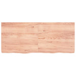 Table Top Light Brown 140x60x cm Treated Solid Wood Oak 3156382