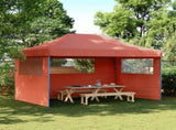 Party Tent Folding Terracotta 292 x 440 x 315 cm Oxford Fabric 42023626