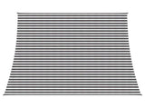 Sunshade Sail Anthracite and White 4 / 5 x 4 m HDPE 42032806