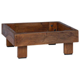 Plant Stand 3 pcs Brown 35 x 35 x 12 cm Mahogany Wood 42012382