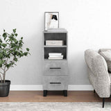 Sideboard Concrete Grey 34.5x34x90 cm Engineered Wood 828696