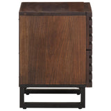 Bedside Cabinets 2 pcs 40x34x46 cm Solid Wood Mango 377431
