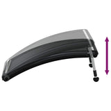 Curved Pool Solar Heating Panels 3 pcs 110x65 cm 3095463
