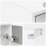 Bathroom Mirror Cabinet White 73.5 x 16 x 62.5 cm 889175