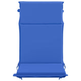 High Back Chair Cushion GEMERT 4 pcs 100% Polyester Royal Blue 945736