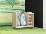 Golf Cabinet with Wheel Plain Sonoma Oak 90 x 45 x 98 cm 899465