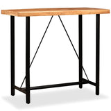 Bar Table Solid Acacia Wood 120x60x107 cm 245436