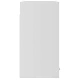 802521 Hanging Glass Cabinet "Lyon" White 60x31x60 cm Engineered Wood