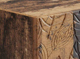 Bedside Table Old Wood 43 x 39.5 x 66.5 cm Engineered Wood 895023
