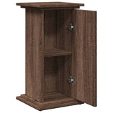 Display Stand with Storage Brown Oak 31x30x60 cm Engineered Wood 854622