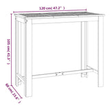 5 Piece Garden Bar Set Solid Wood Acacia 3154392