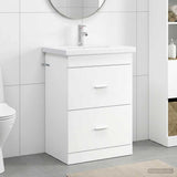 Bathroom Furniture Set White 61 x 40 x 84.5 cm Engineered Wood 3404366