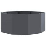 Planter Anthracite 90 x 90 x 35 cm Steel 883733