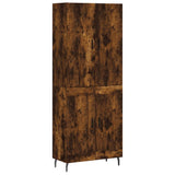 Highboard Smoked Oak 69.5x34x180 cm Engineered Wood 3195808