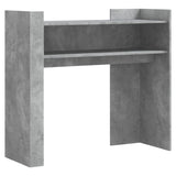 ZNTS Console Table Concrete Grey 100x35x90 cm Engineered Wood 848468