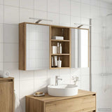 Bathroom Cabinet Set 3 pcs 126 x 16 x 62.5 cm Engineered wood 3403839