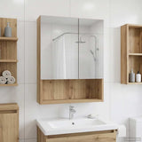 Bathroom Mirror Cabinet Artisian Oak 50 x 14.5 x 70 cm 889206