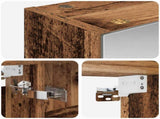 Bathroom Mirror Cabinet Old Wood 50 x 14.5 x 70 cm 889053