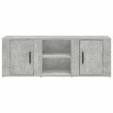 TV Cabinet Concrete Grey 100x31.5x35 cm Engineered Wood 819432