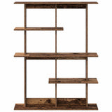 Wall Shelving Unit Brown 102 x 20 x 130 cm Engineered Wood 8012058