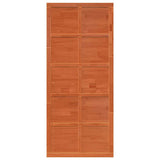 Barn Door Wax Brown 90 x 2.5 x 208 cm Solid Pine Wood 870418