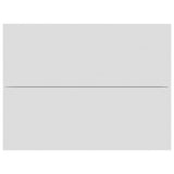 Bedside Cabinets 2 pcs White 40x30x30 cm Engineered Wood 801054