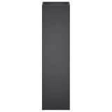 Garden Planter 2 pcs Black 20 x 20 x 75 cm Cold-rolled Steel 8005317