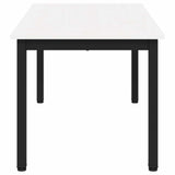 Coffee Table White 100 x 50 x 45 cm Solid Pine Wood 892766