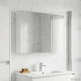 Bathroom Mirror Cabinet White 103.5 x 15.5 x 70 cm 889271